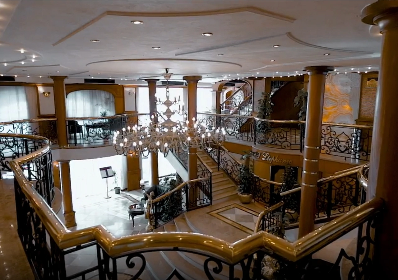 Lobby of the MS Stephanie Nile Cruise Nile cruise